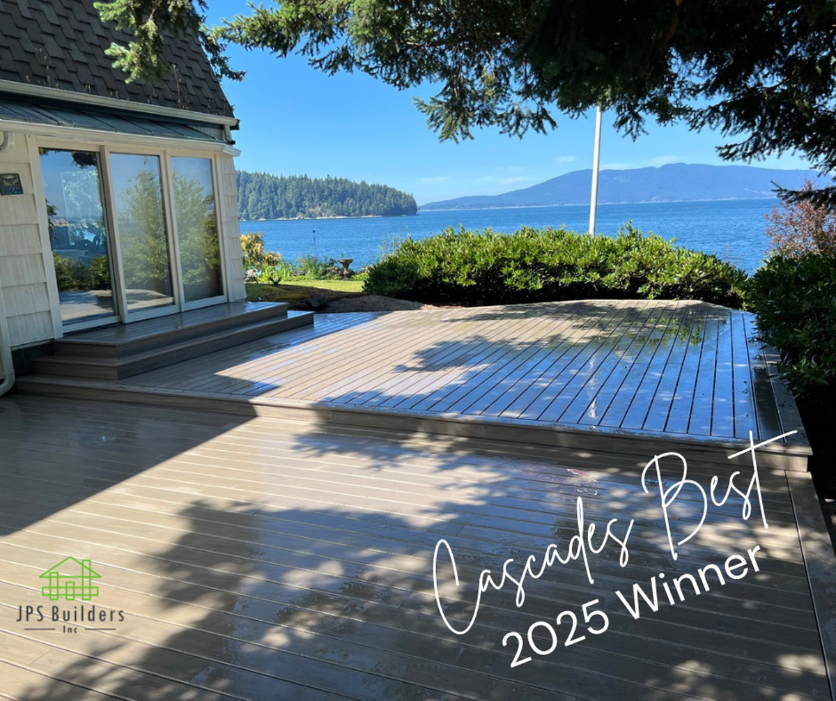 JPS Builders Wins Gold for Best Deck & Patio Installer in the 2025 Cascades Best Contest