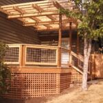 Cedar decking material
