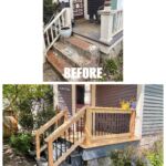 Cedar railing